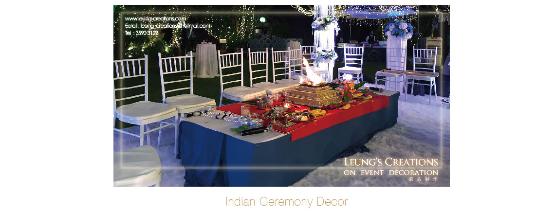 tailor made indian wedding decor design