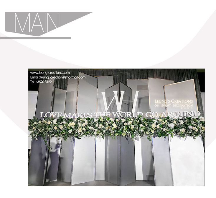 The ritz carlton wedding decoration 2018 - flower arrangement