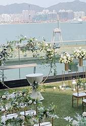 Hyatt Centric Victoria Harbour HK Outdoor Wedding / 香港維港凱悅尚萃酒店戶外婚禮