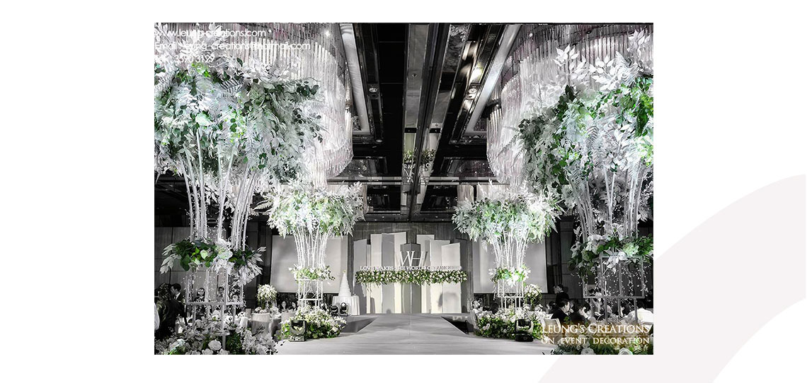 The ritz carlton wedding decoration 2018 - main backdrop